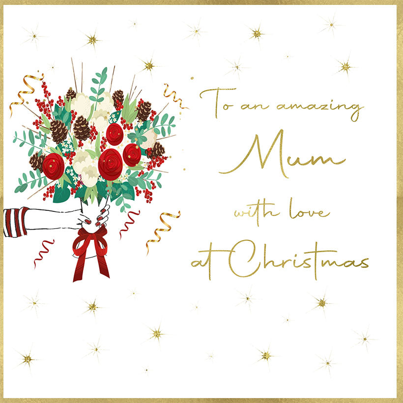 Card: To An Amazing Mum With Love At Christmastime