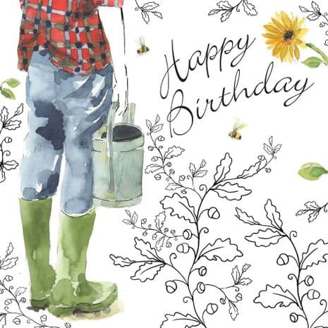 Card:  Happy Birthday Gardener
