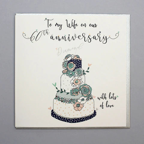 Card:  Wife 60th Anniversary