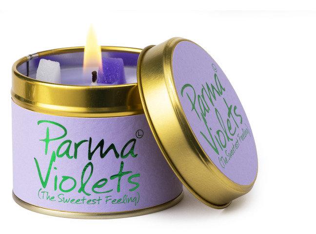 Lily-Flame Parma Violet Candle Tin - Coorie Doon