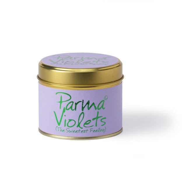Lily-Flame Parma Violet Candle Tin - Coorie Doon