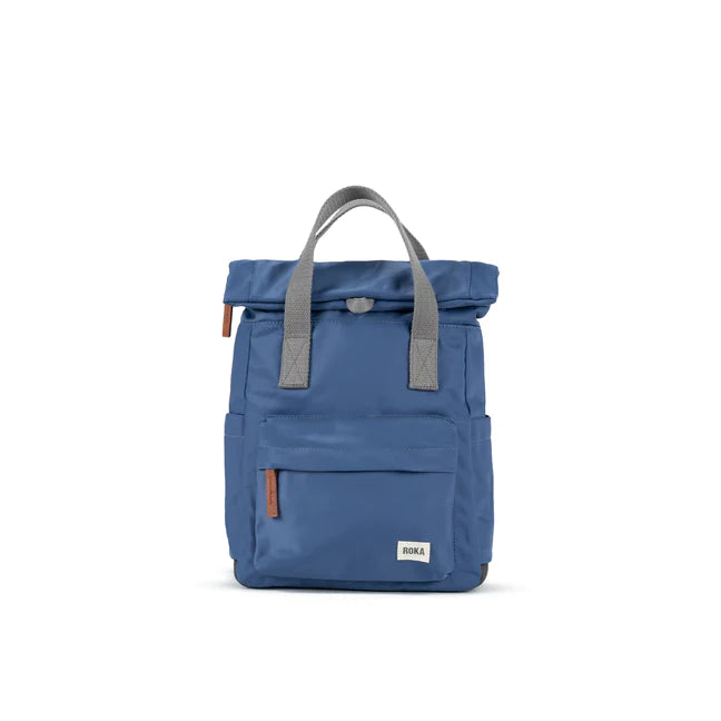 Roka Canfield B Bag Small Sustainable Bag - Burnt Blue