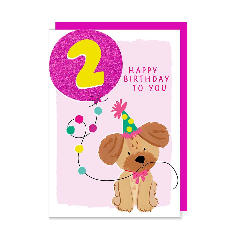Card: 2 Birthday Puppy