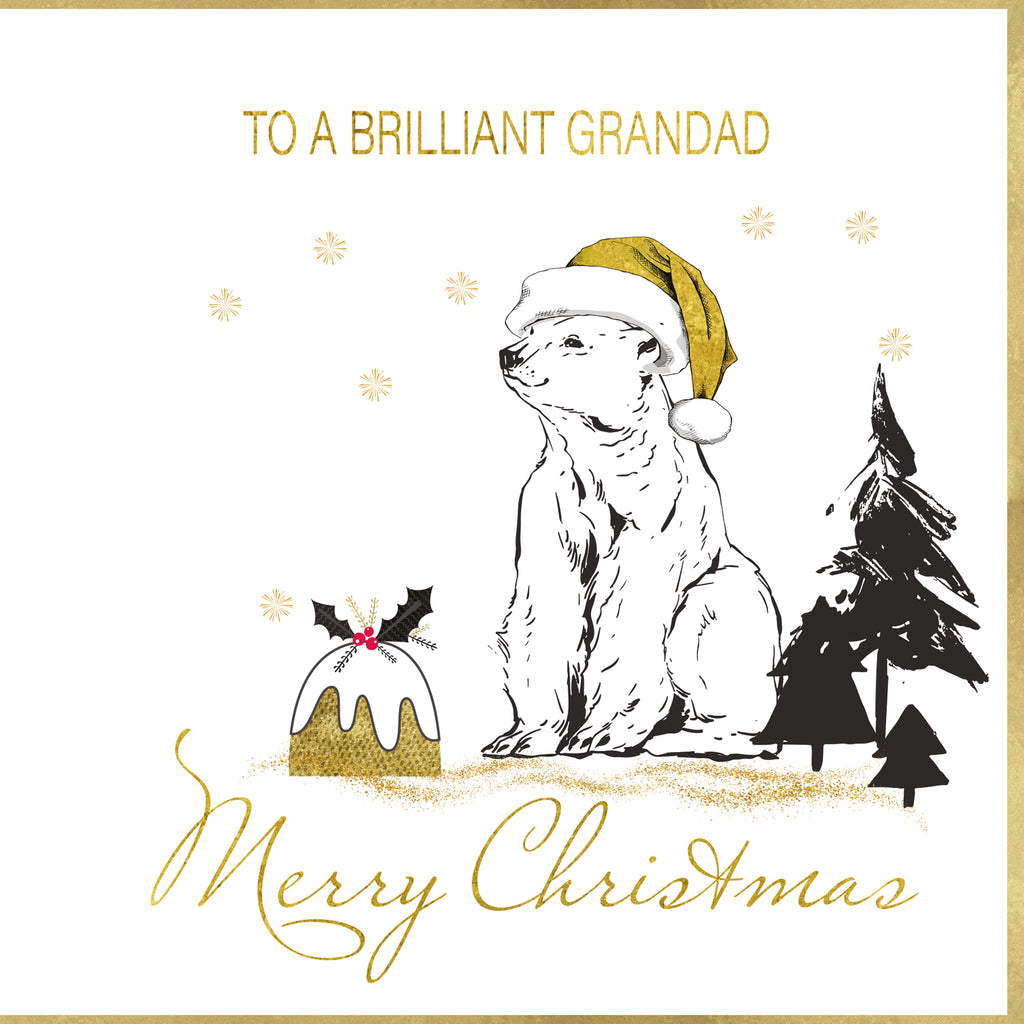 Card:  Brilliant Grandad Merry Christmas