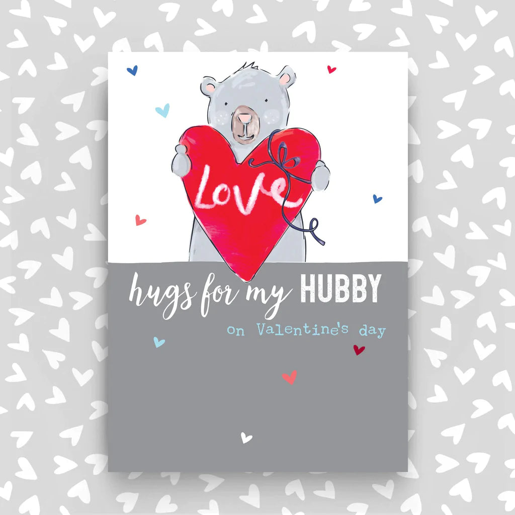 Card: Hugs For My Hubby on Valentine's Day