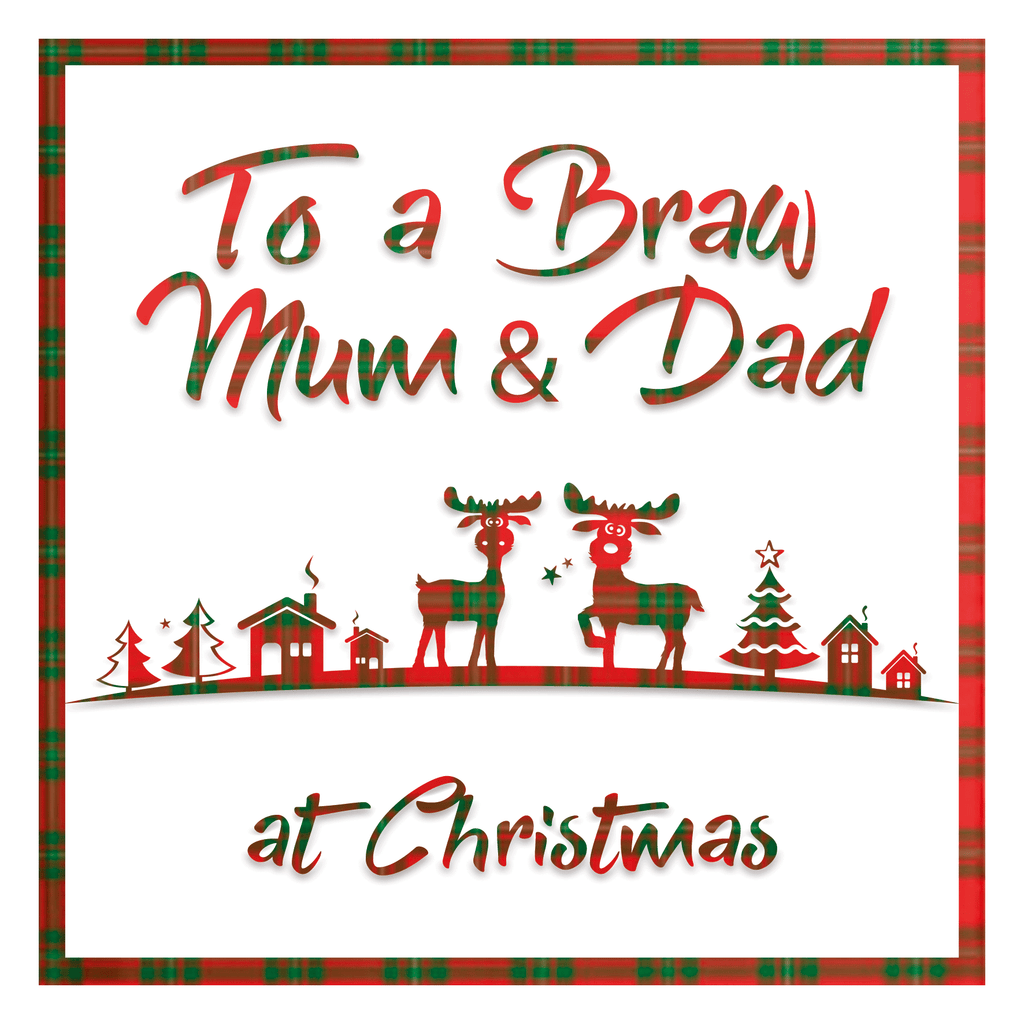 Card: To a Braw Mum & Dad at Christmas