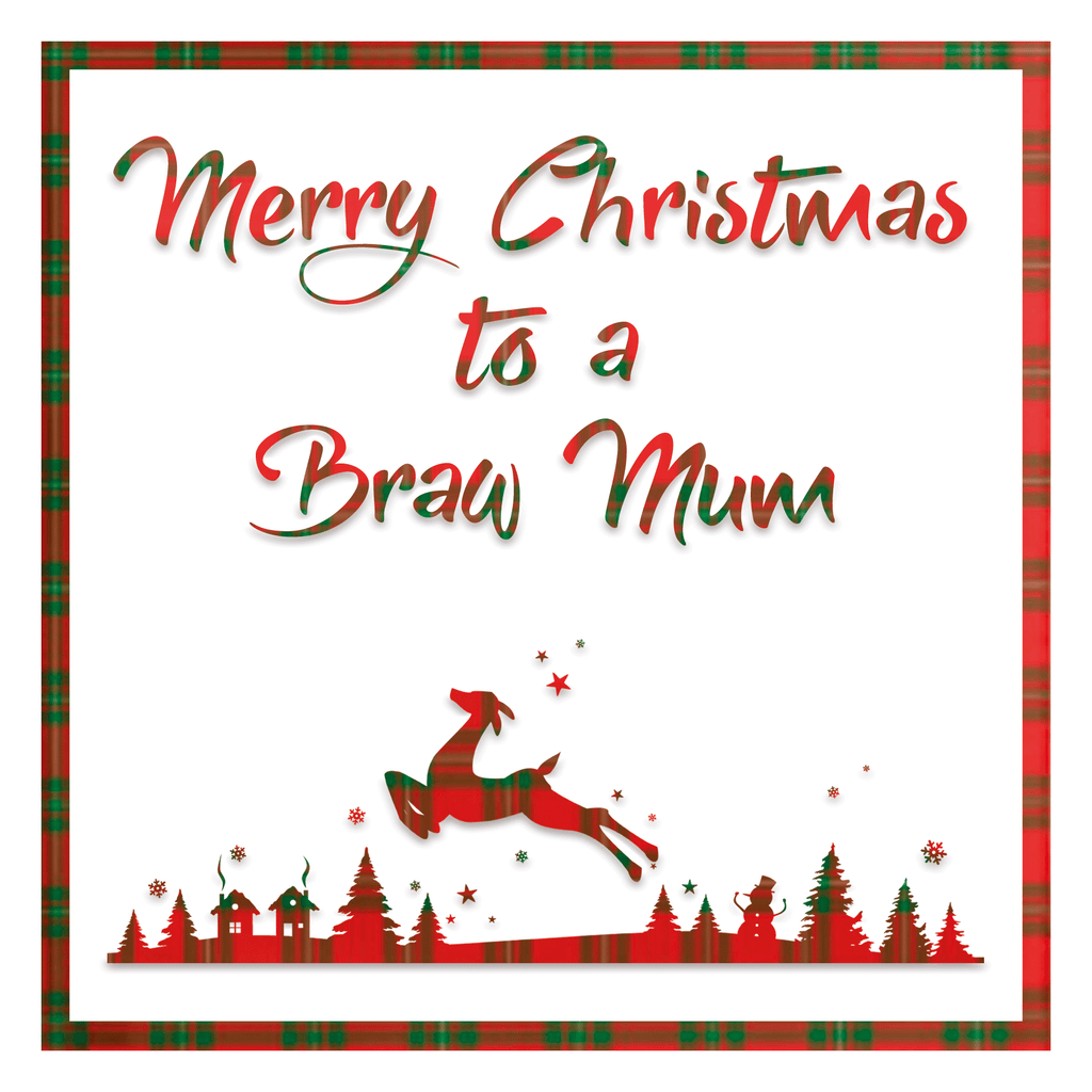 Card: Merry Christmas a Braw Mum