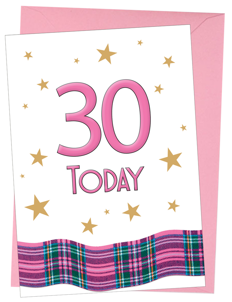 Card: Pink 30 Today