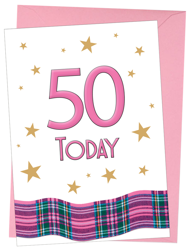 Card: Pink 50 Today