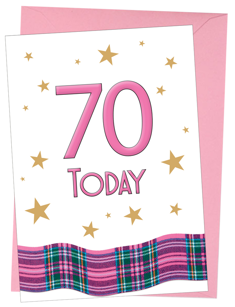 Card: Pink 70 Today
