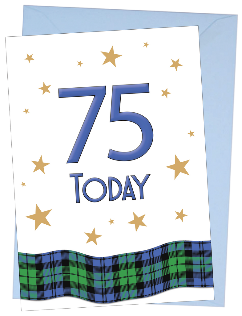 Card:  Blue 75 Today