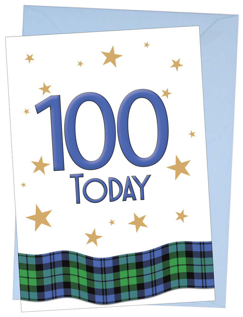 Card: Blue 100 Today