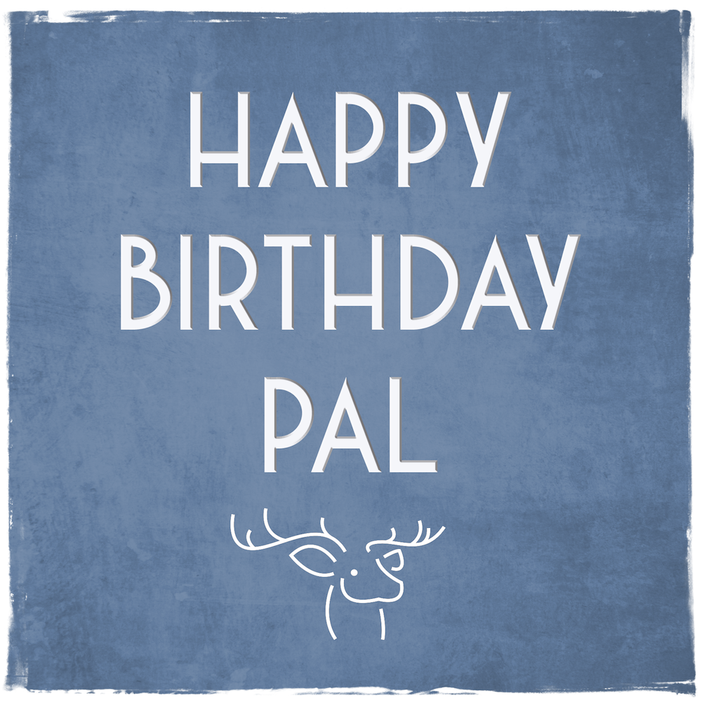 Card: Happy Birthday Pal