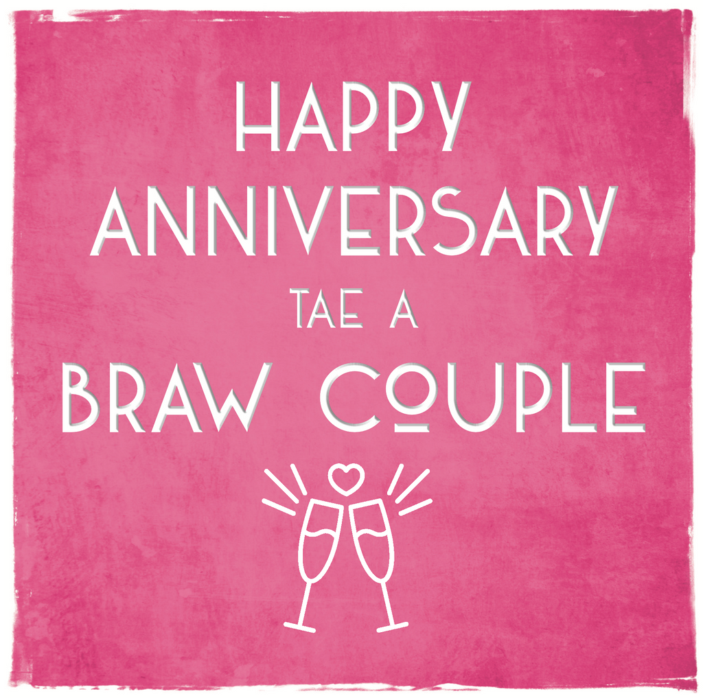 Card: Anniversary Braw Couple