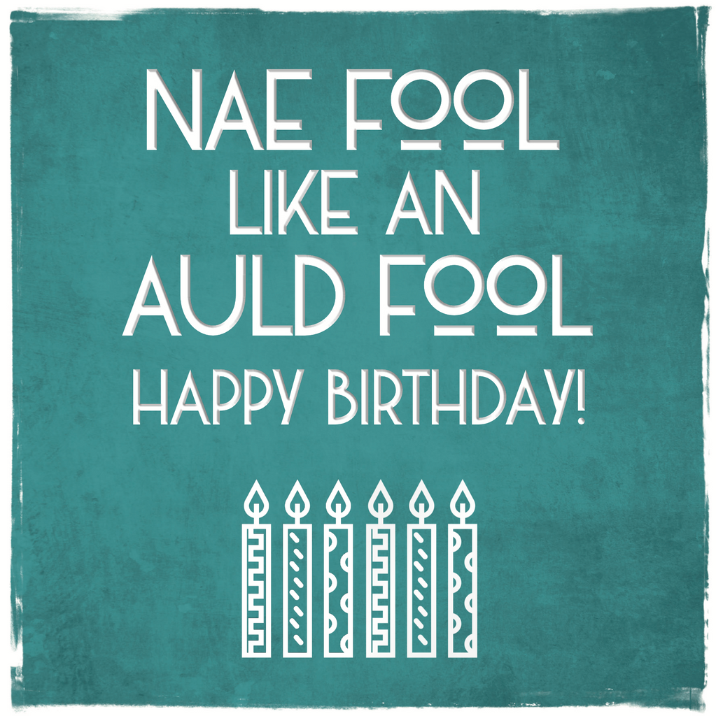 Card: Auld Fool