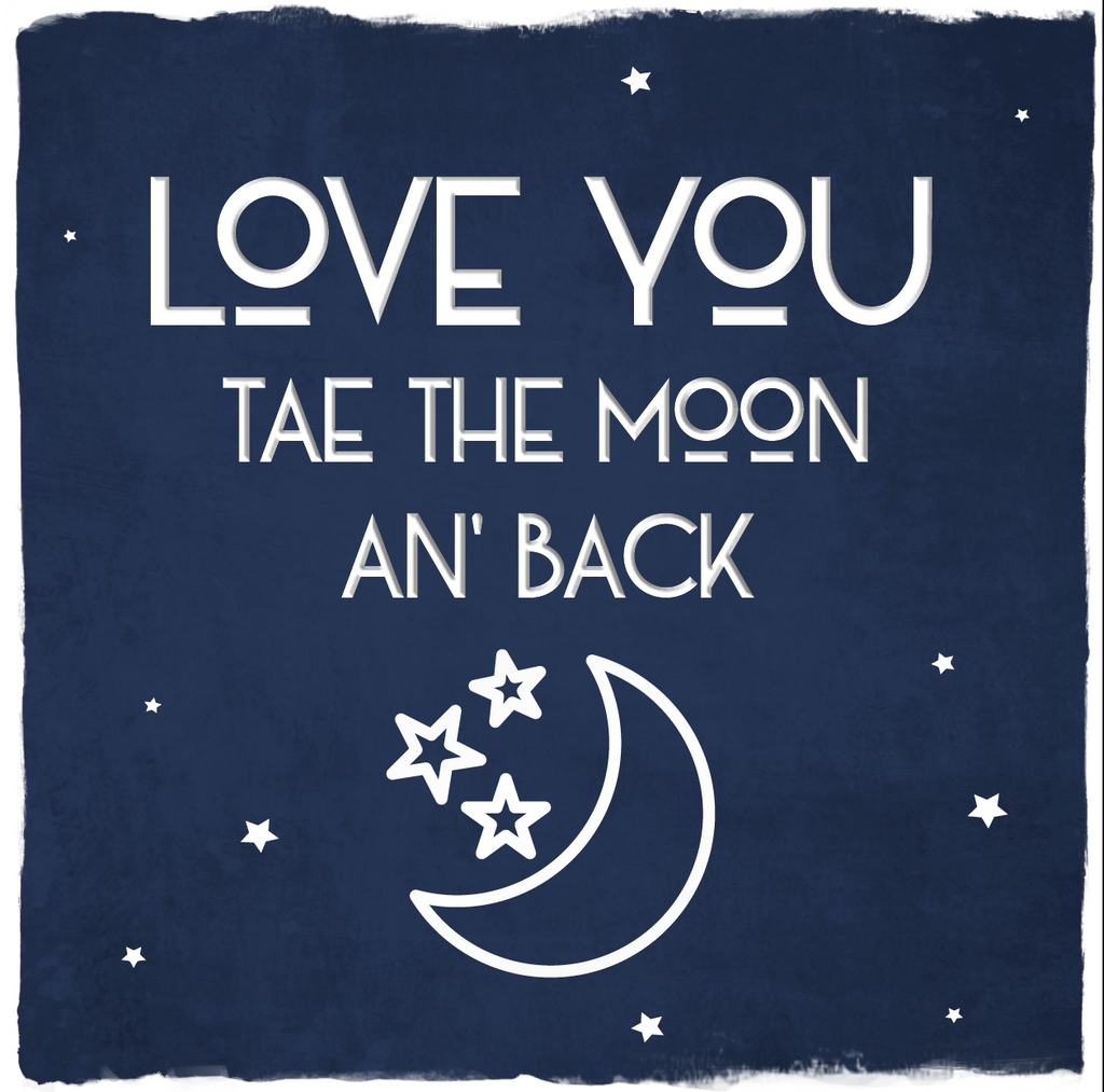Card: Moon An' Back