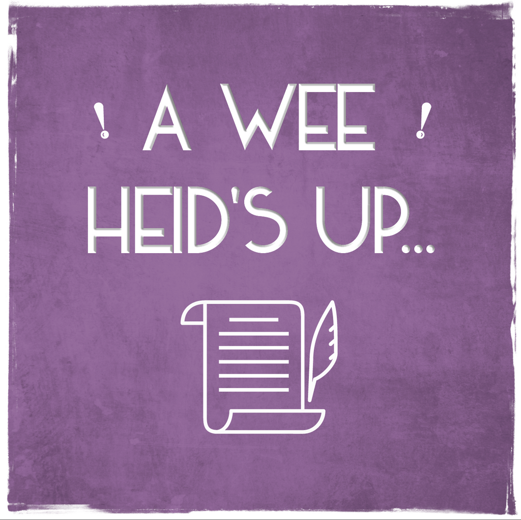 Card: A Wee Heid's Up