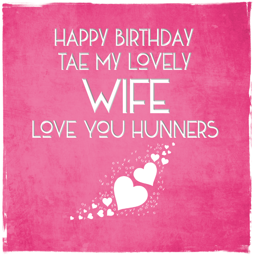 Card: Birthday Wife