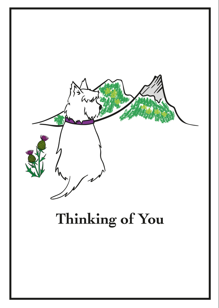 Card: Wee Westies Thinking of You