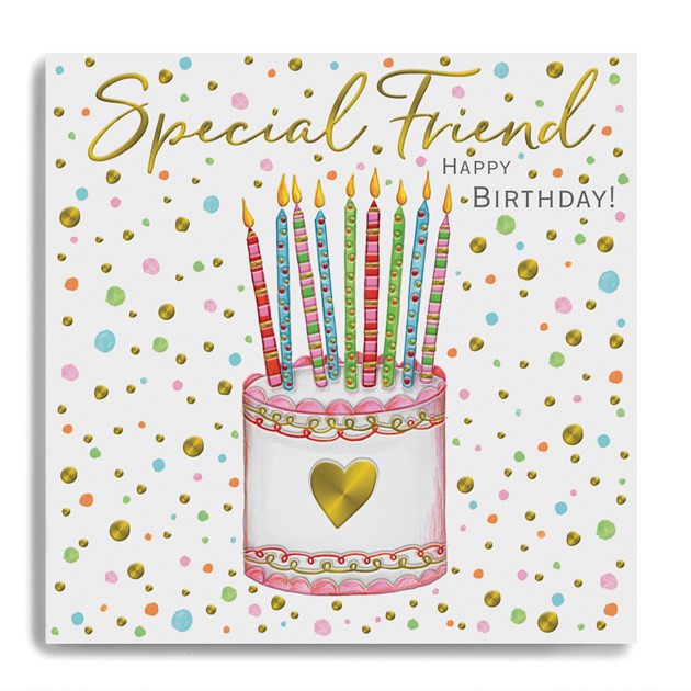 Card: Special Friend Happy Birthday