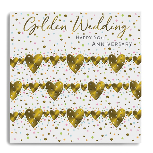 Card:  Golden Wedding....Happy 50th Anniversary