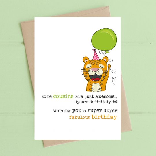 Card:  Awesome Cousin Birthday